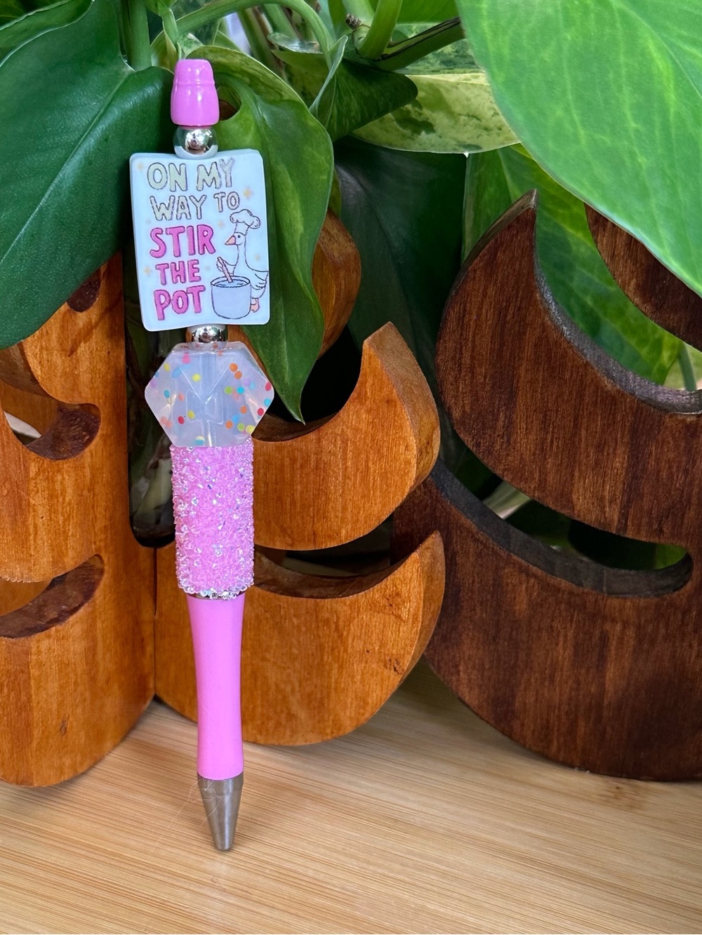 ✨ Handmade Beaded Pen Silicone Pen | Stylish Everyday Writing + Refill✨